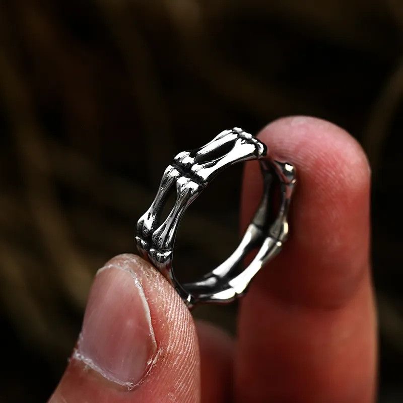 Jewelry Skull Bone Ring Size ONE SIZE - 5 Thumbnail