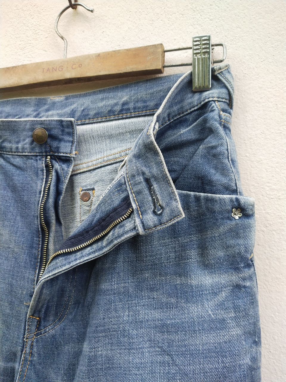 45rpm Vintage 45RPM Parts Horsehide Denim Jeans Size US 30 / EU 46 - 4 Thumbnail
