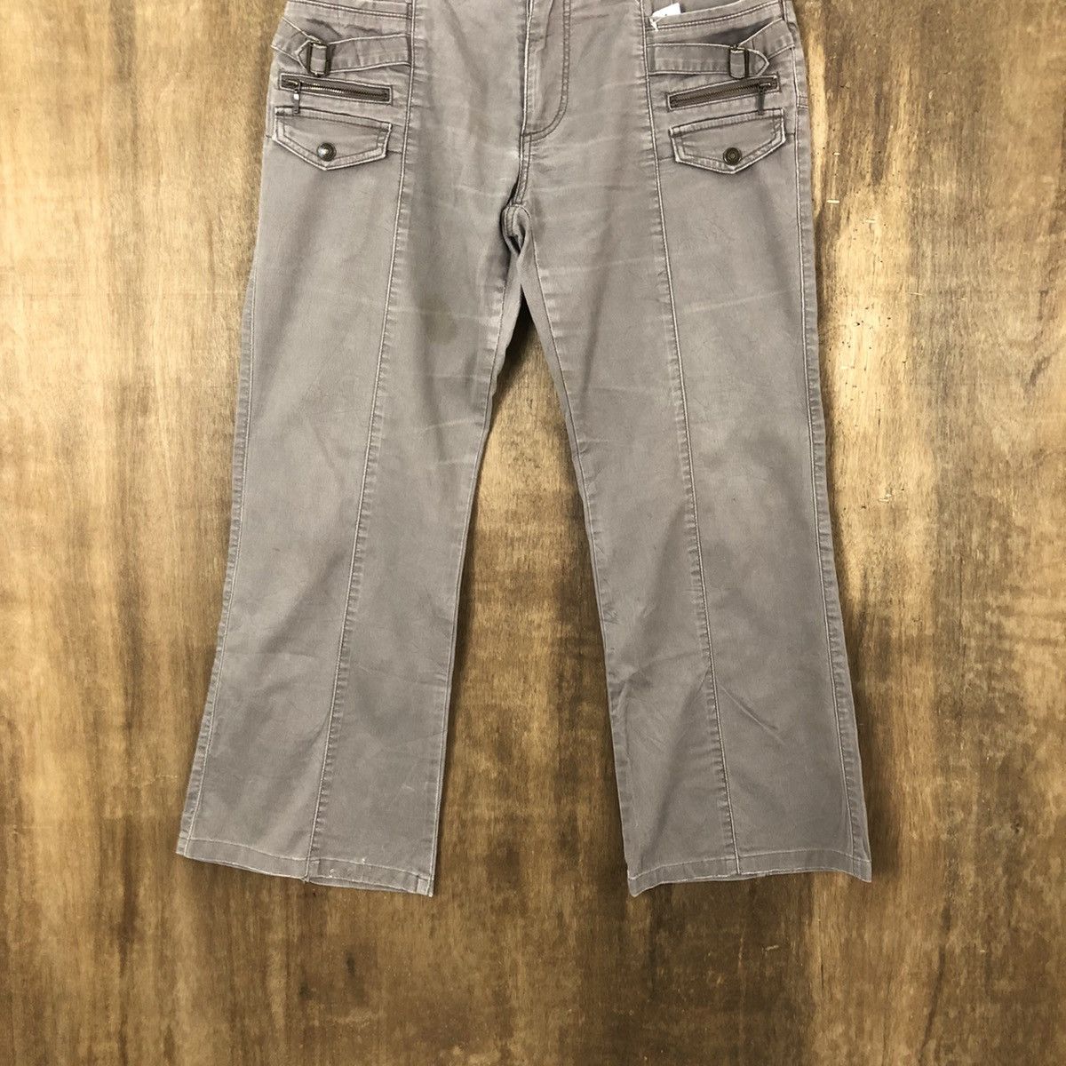 Japanese Brand DLL The Oria Brown multipocket cropped cargo pants #080 Size 30" / US 8 / IT 44 - 3 Thumbnail