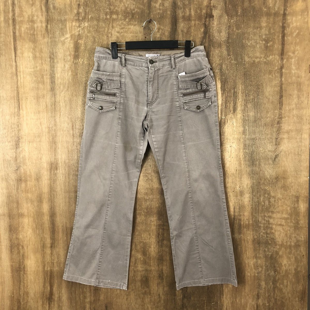 Japanese Brand DLL The Oria Brown multipocket cropped cargo pants #080 Size 30" / US 8 / IT 44 - 1 Thumbnail