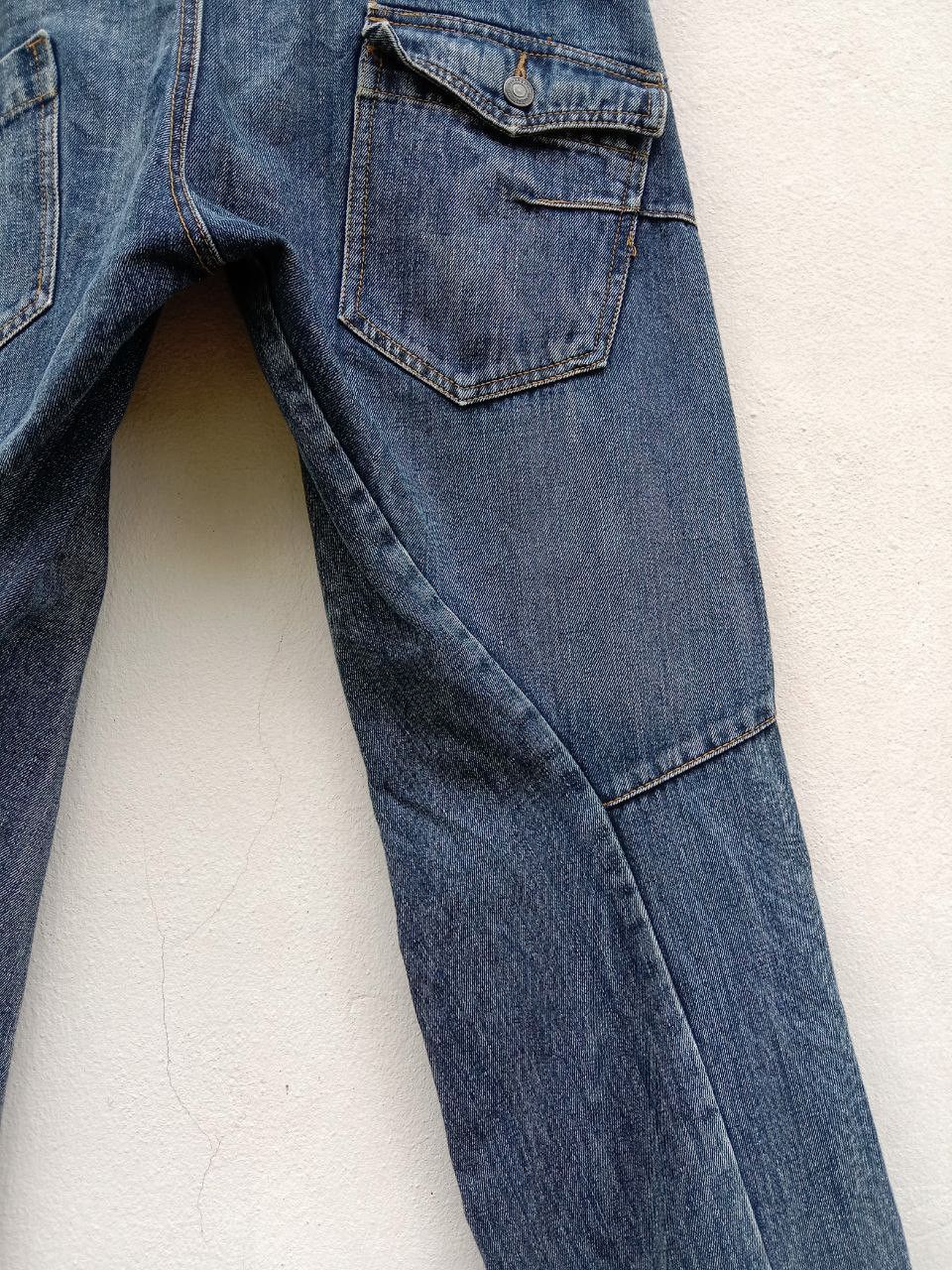 Japanese Brand Vintage Rare BreathMint Double Waist Twisted Jeans Size US 33 - 19 Thumbnail