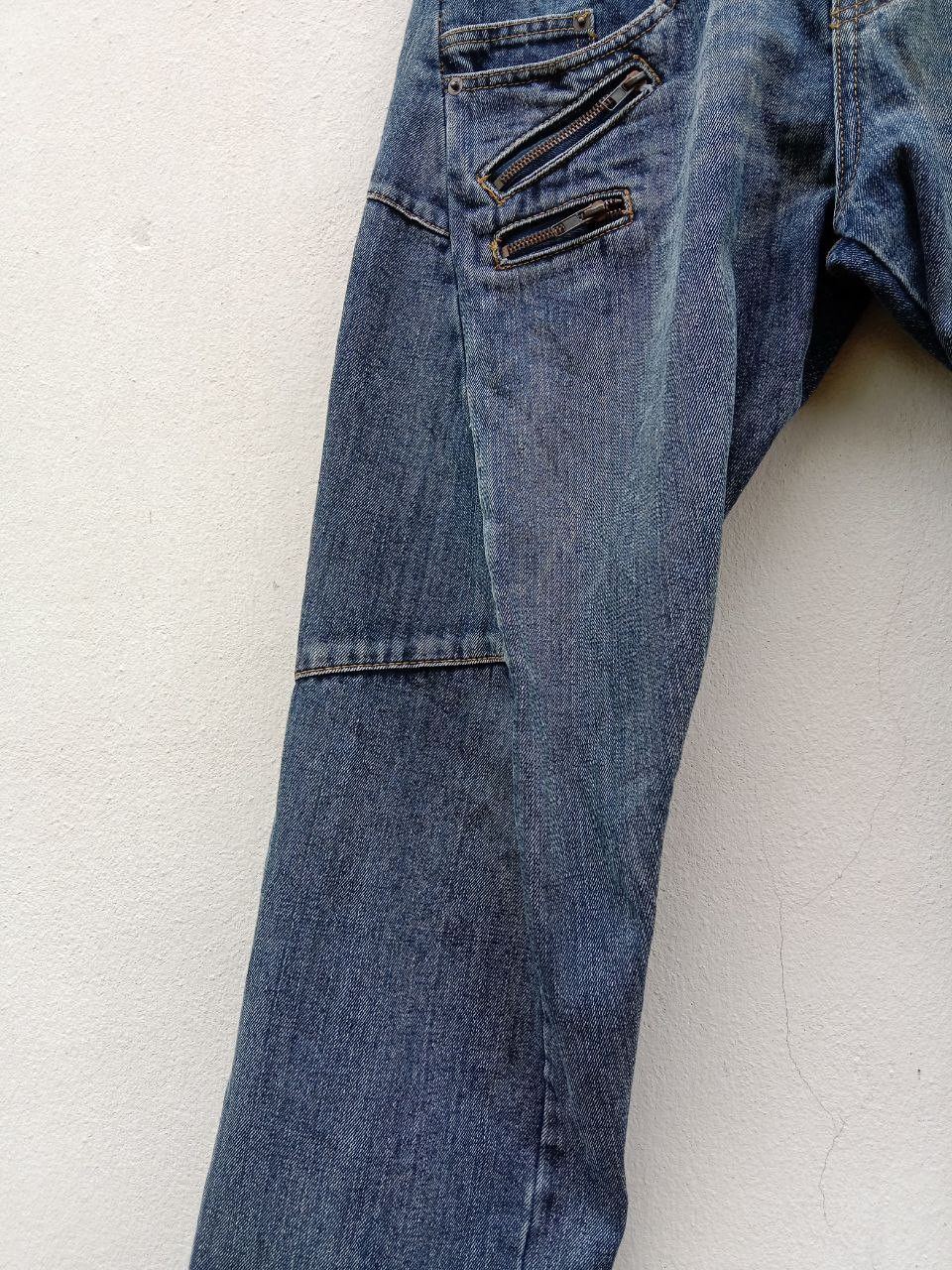 Japanese Brand Vintage Rare BreathMint Double Waist Twisted Jeans Size US 33 - 7 Thumbnail