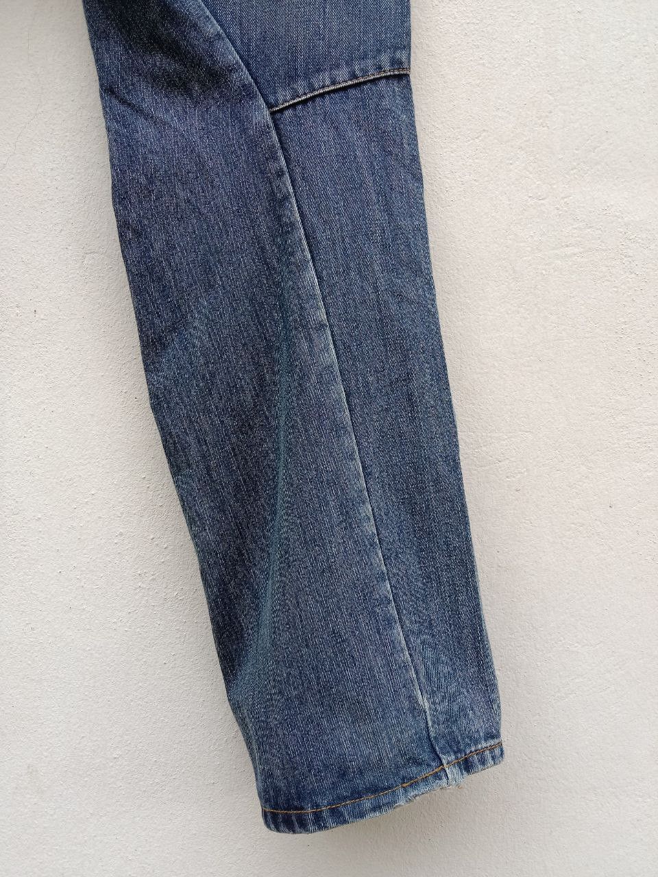 Japanese Brand Vintage Rare BreathMint Double Waist Twisted Jeans Size US 33 - 20 Thumbnail