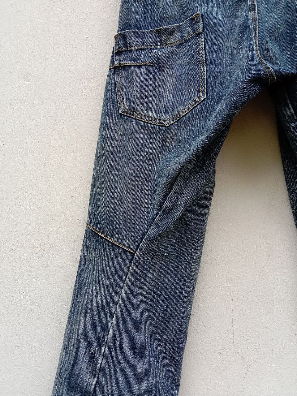 Japanese Brand Vintage Rare BreathMint Double Waist Twisted Jeans Size US 33 - 15 Thumbnail