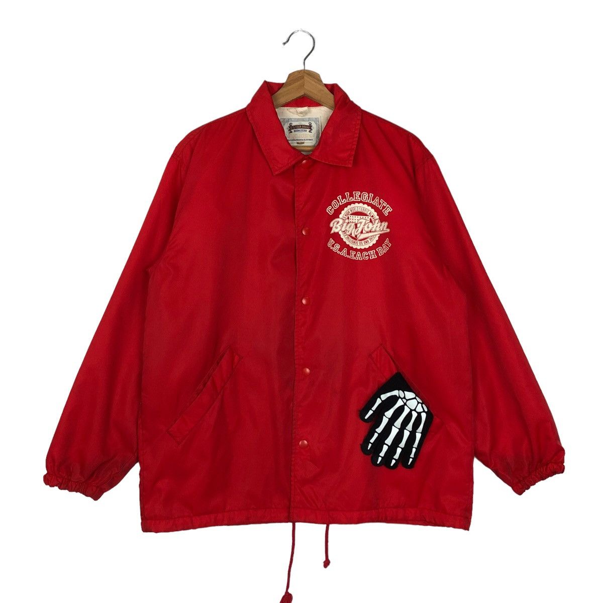 Japanese Brand VINTAGE BIG JOHN SURVIVAL COACH JACKET BIG LOGO DESIGN Size US M / EU 48-50 / 2 - 1 Thumbnail