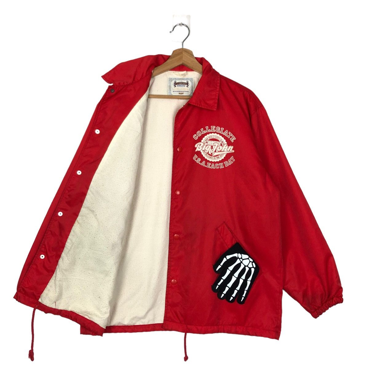 Japanese Brand VINTAGE BIG JOHN SURVIVAL COACH JACKET BIG LOGO DESIGN Size US M / EU 48-50 / 2 - 8 Thumbnail