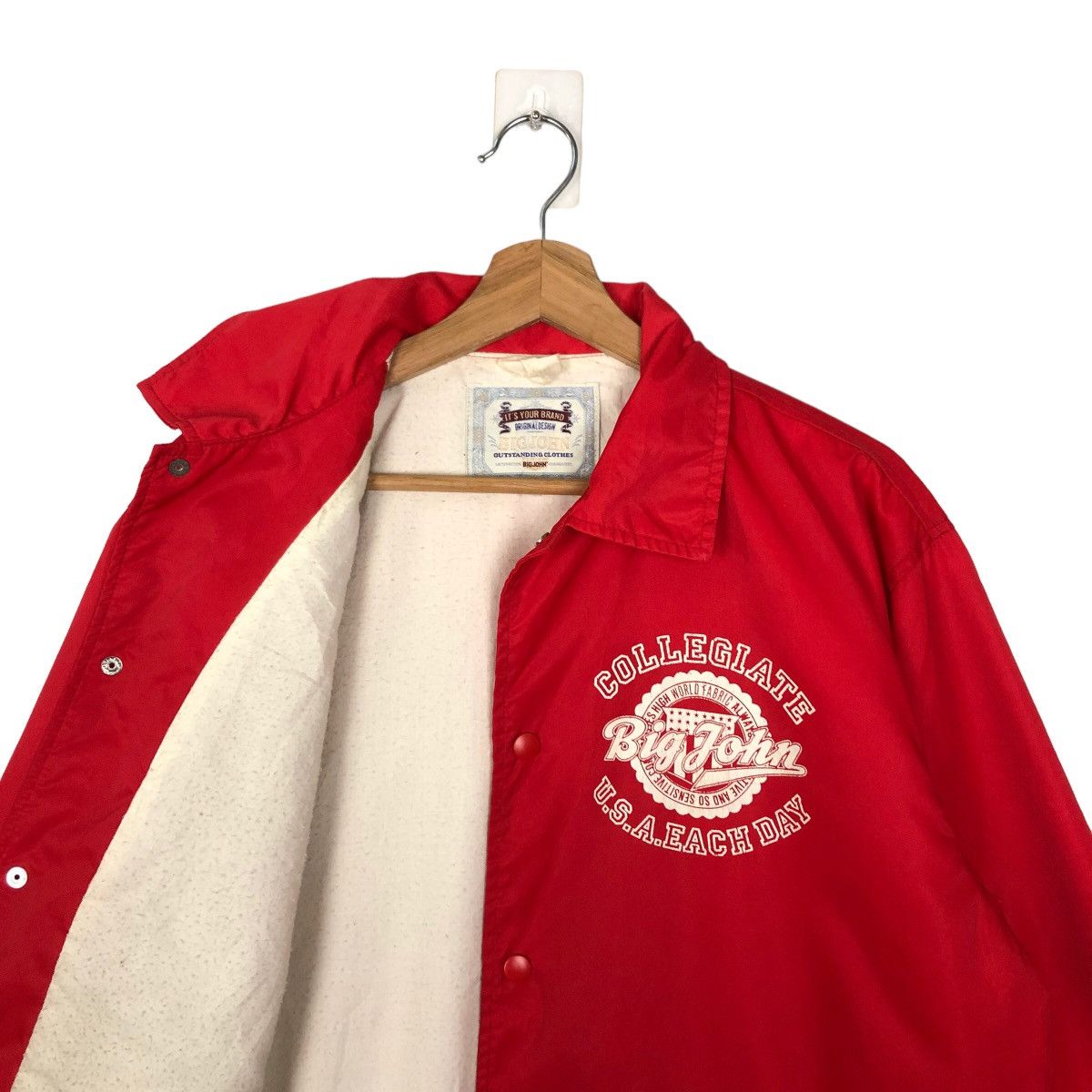 Japanese Brand VINTAGE BIG JOHN SURVIVAL COACH JACKET BIG LOGO DESIGN Size US M / EU 48-50 / 2 - 9 Thumbnail