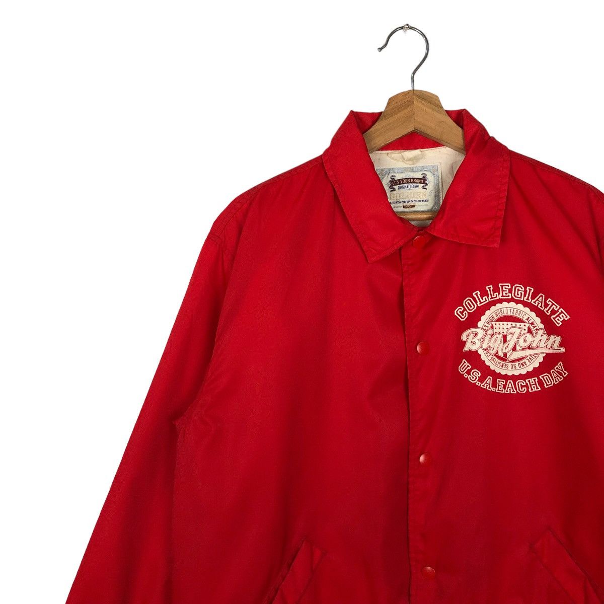 Japanese Brand VINTAGE BIG JOHN SURVIVAL COACH JACKET BIG LOGO DESIGN Size US M / EU 48-50 / 2 - 6 Thumbnail
