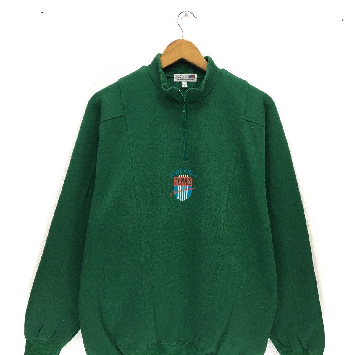 Japanese Brand × Sports Specialties × Yamaha YAMAHA TENNIS Half Zip Sweatshirt Size US M / EU 48-50 / 2 - 3 Thumbnail