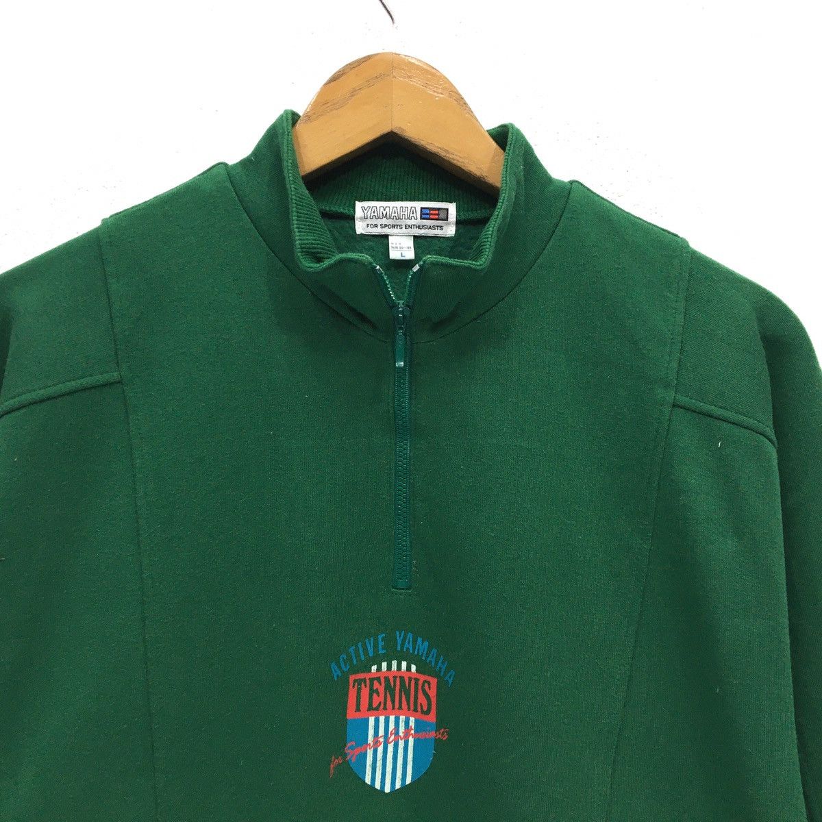 Japanese Brand × Sports Specialties × Yamaha YAMAHA TENNIS Half Zip Sweatshirt Size US M / EU 48-50 / 2 - 5 Thumbnail