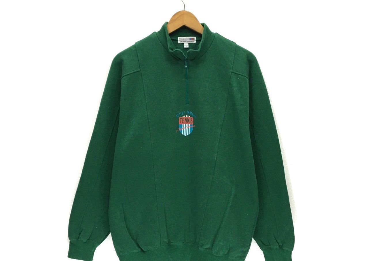 Japanese Brand × Sports Specialties × Yamaha YAMAHA TENNIS Half Zip Sweatshirt Size US M / EU 48-50 / 2 - 2 Thumbnail
