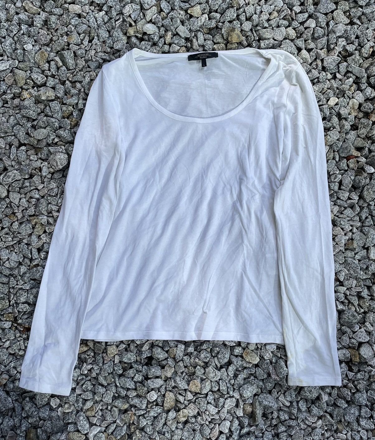 Weekend Max Mara Weekend Max Mara White Longsleeve Woman High Quality Basic Size L / US 10 / IT 46 - 1 Thumbnail