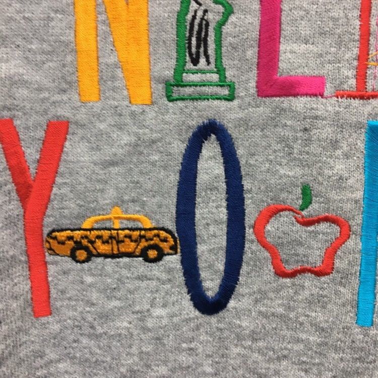 Fruit Of The Loom × Vintage Vintage Fruit Of The Loom New York Crewneck Sweatshirt Size US L / EU 52-54 / 3 - 8 Thumbnail