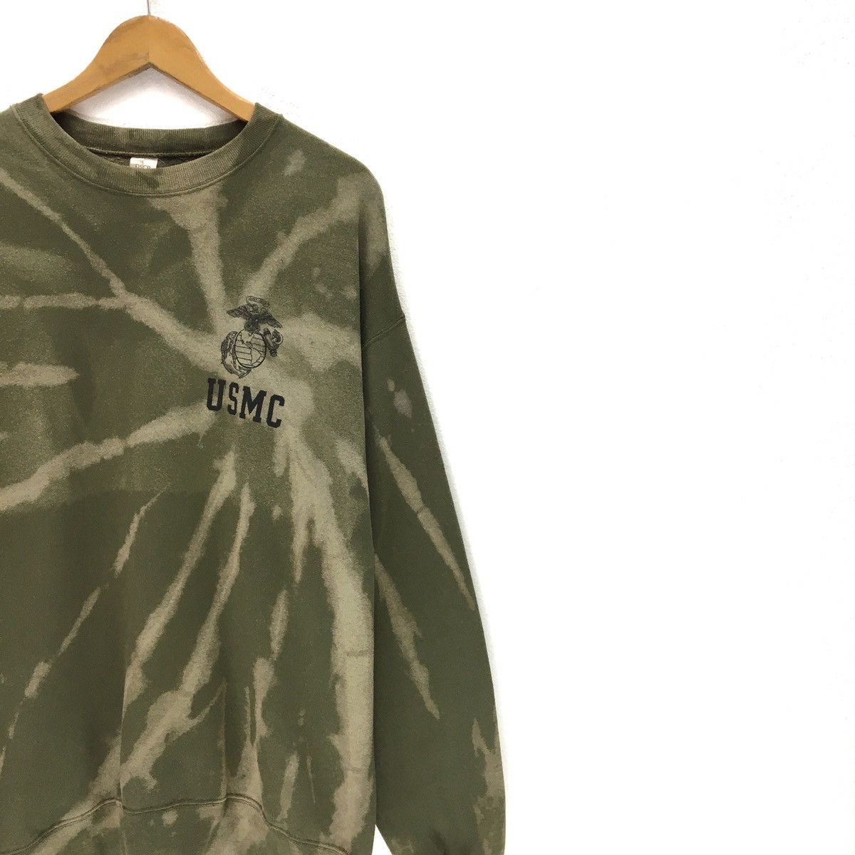 Vintage Vintage US MARINE CORPS Acid Wash Sweatshirt Size US L / EU 52-54 / 3 - 5 Thumbnail