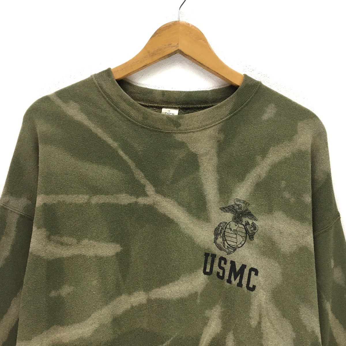 Vintage Vintage US MARINE CORPS Acid Wash Sweatshirt Size US L / EU 52-54 / 3 - 6 Thumbnail