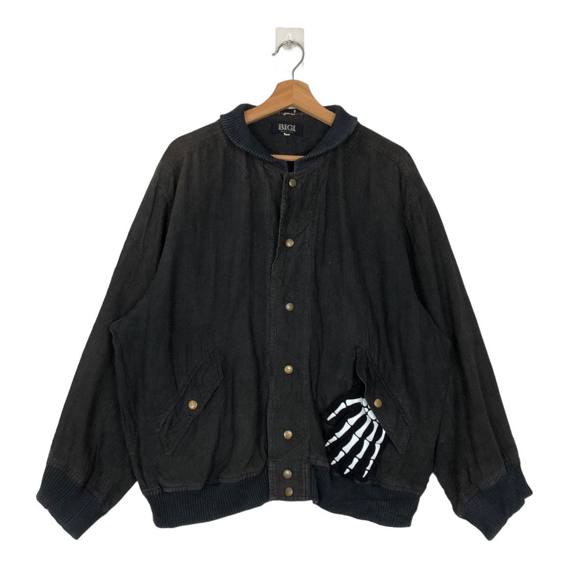 Japanese Brand BIGI AROUND THE WORLD BOMBER JACKET JAPAN ISSEY MIYKE DESIGN Size US L / EU 52-54 / 3 - 2 Thumbnail
