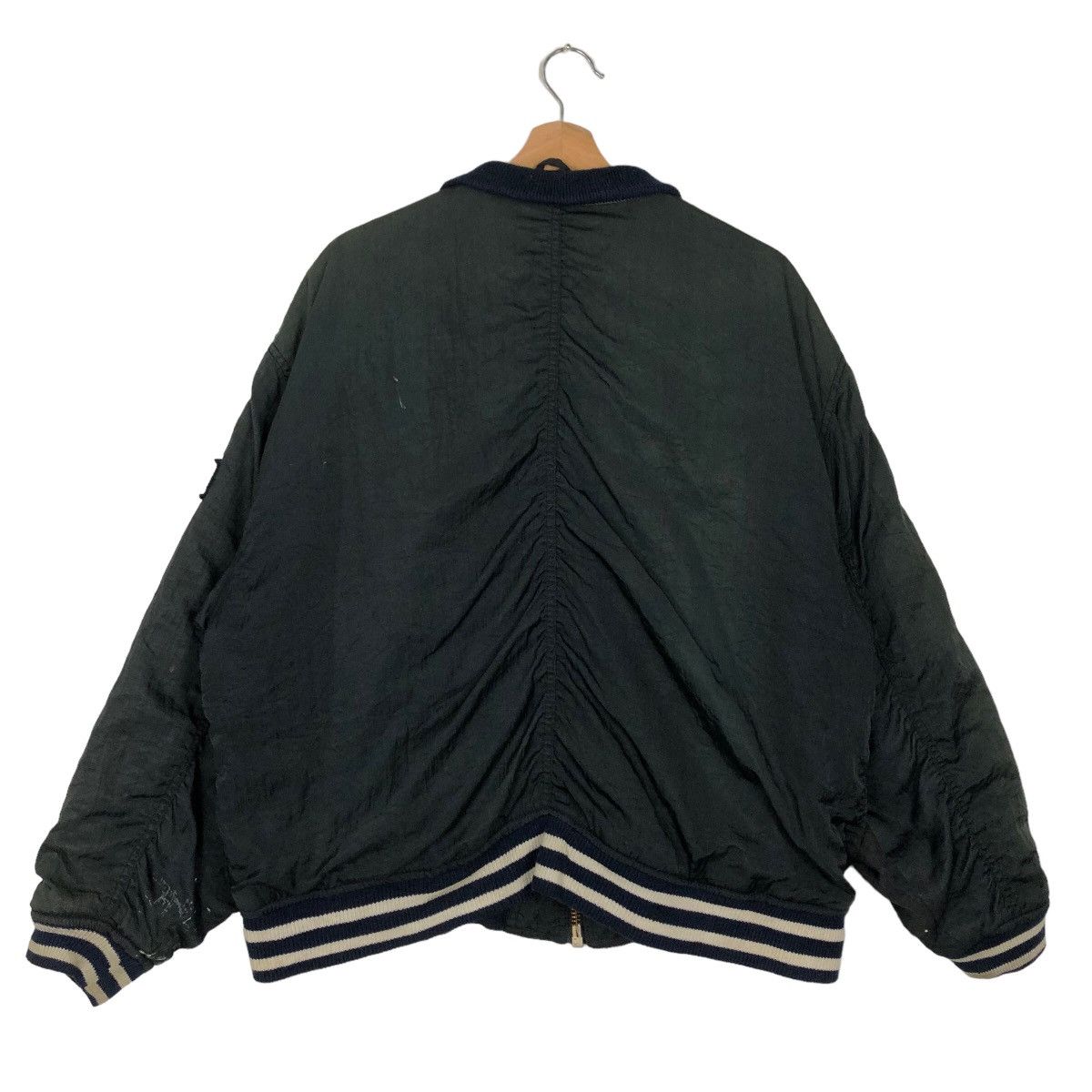 Japanese Brand VINTGE BOMBER JACKET RACING RIDER’S STYLE BIG LOGO Size US L / EU 52-54 / 3 - 7 Thumbnail