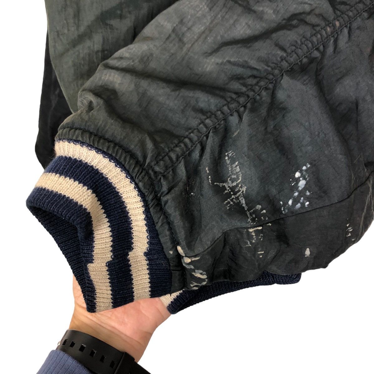 Japanese Brand VINTGE BOMBER JACKET RACING RIDER’S STYLE BIG LOGO Size US L / EU 52-54 / 3 - 11 Thumbnail