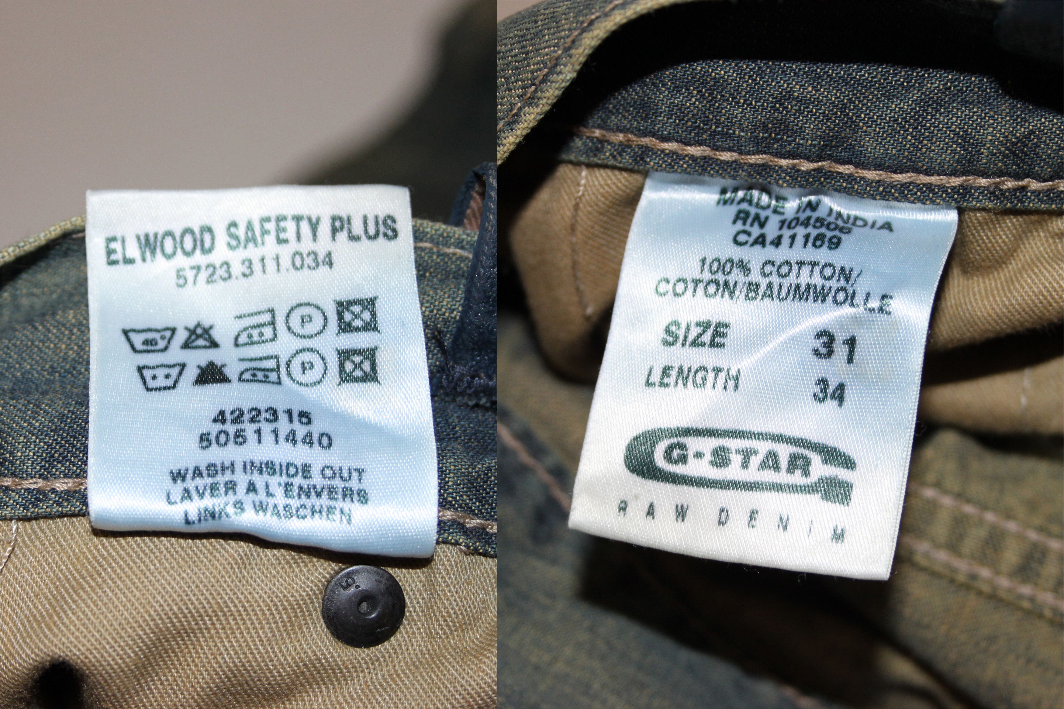 G-Star G-star Elwood Safety Plus Vintage Pants Size US 31 - 6 Thumbnail