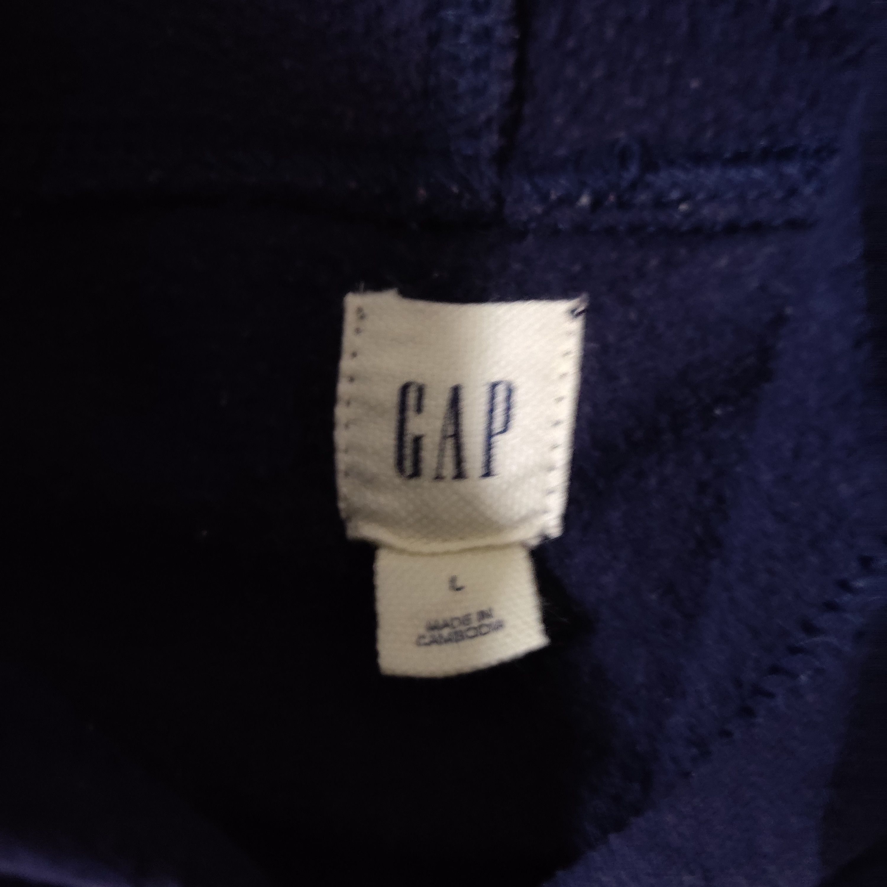 Gap Vintage Gap Hoodie Big Logo Spellout Size US L / EU 52-54 / 3 - 5 Thumbnail