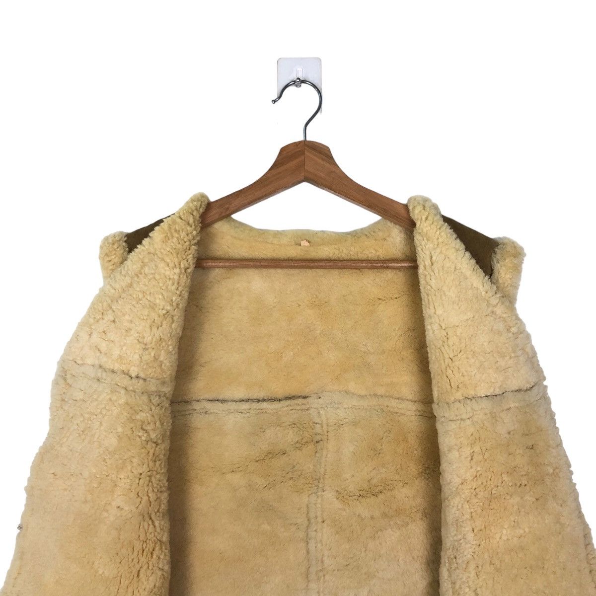 Genuine Leather VINTAGE B 3 VEST GENUINE LEATHER MINK FUR LINING GL BROWN Size US M / EU 48-50 / 2 - 10 Thumbnail