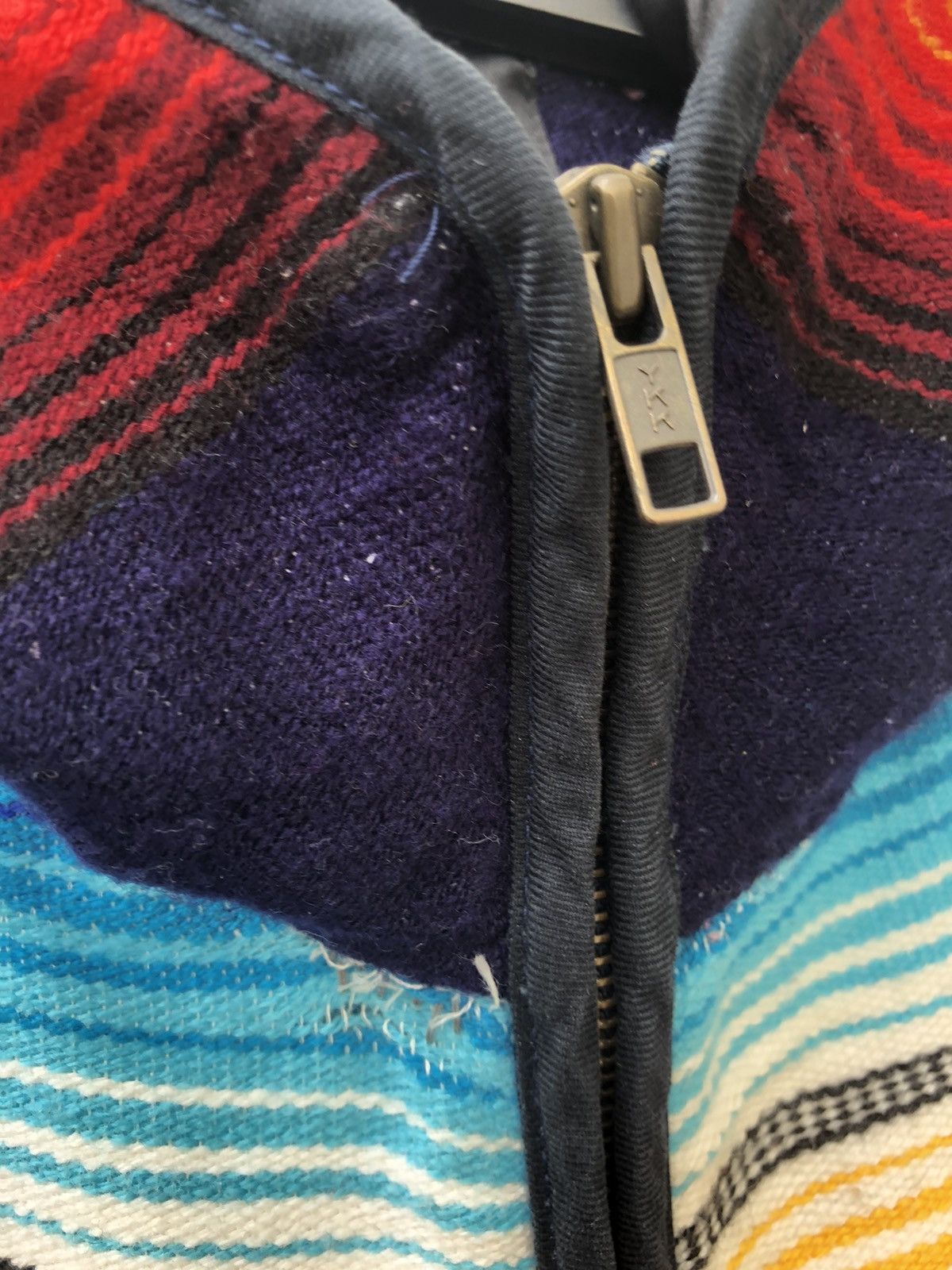Vintage One’s Garment Japan Navajo Blanket Used Look Hoodie Sweater Size US M / EU 48-50 / 2 - 9 Thumbnail