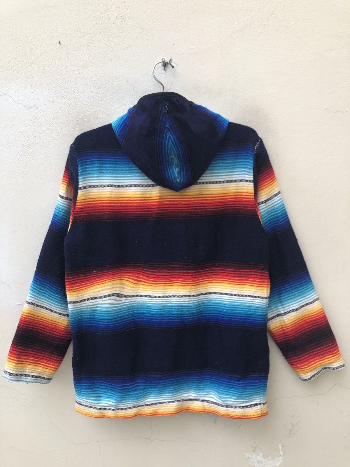 Vintage One’s Garment Japan Navajo Blanket Used Look Hoodie Sweater Size US M / EU 48-50 / 2 - 15 Thumbnail