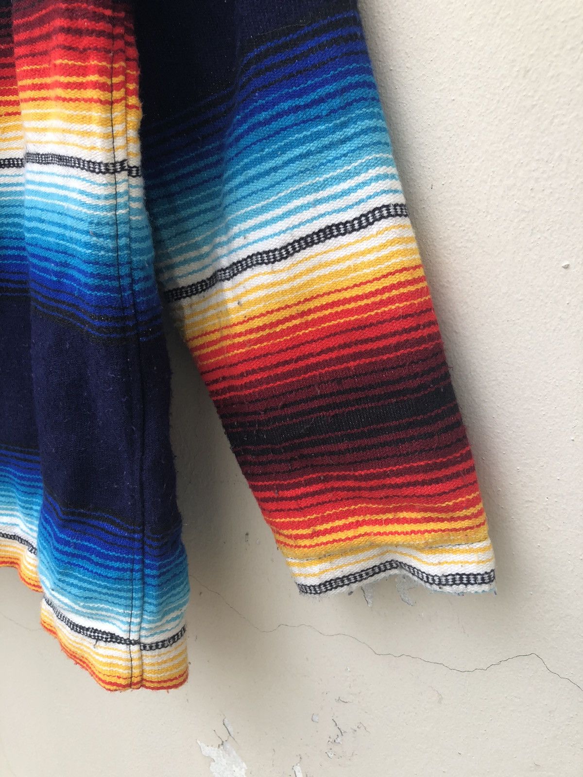 Vintage One’s Garment Japan Navajo Blanket Used Look Hoodie Sweater Size US M / EU 48-50 / 2 - 18 Thumbnail