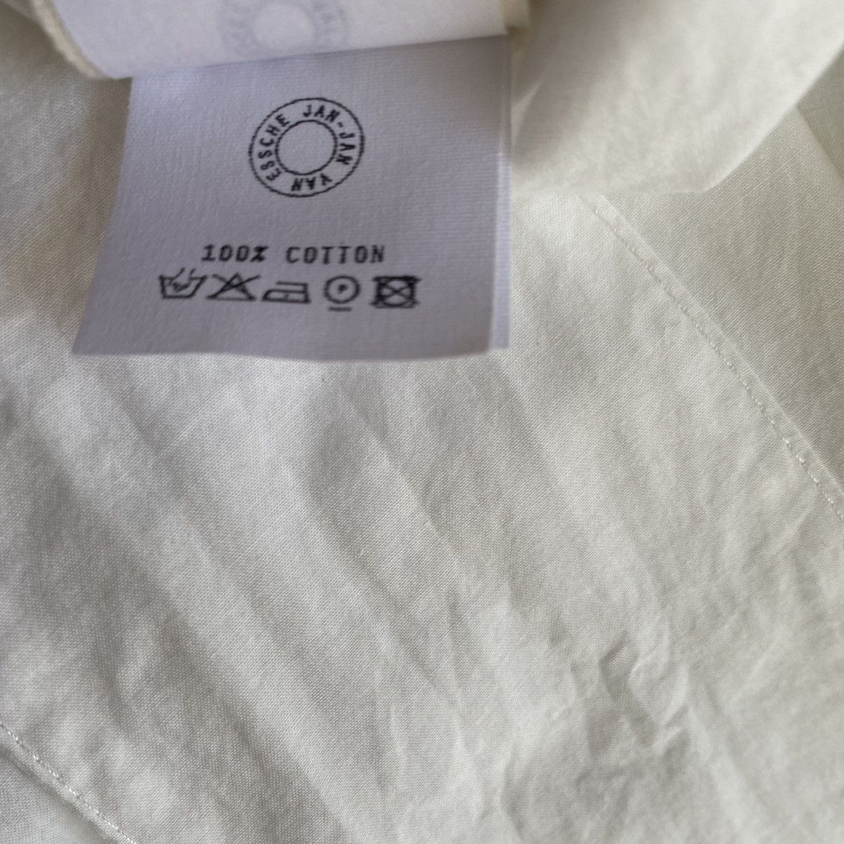 Jan Jan Van Essche Jan Jan Van Essche White Cotton Tunic Size US S / EU 44-46 / 1 - 5 Thumbnail