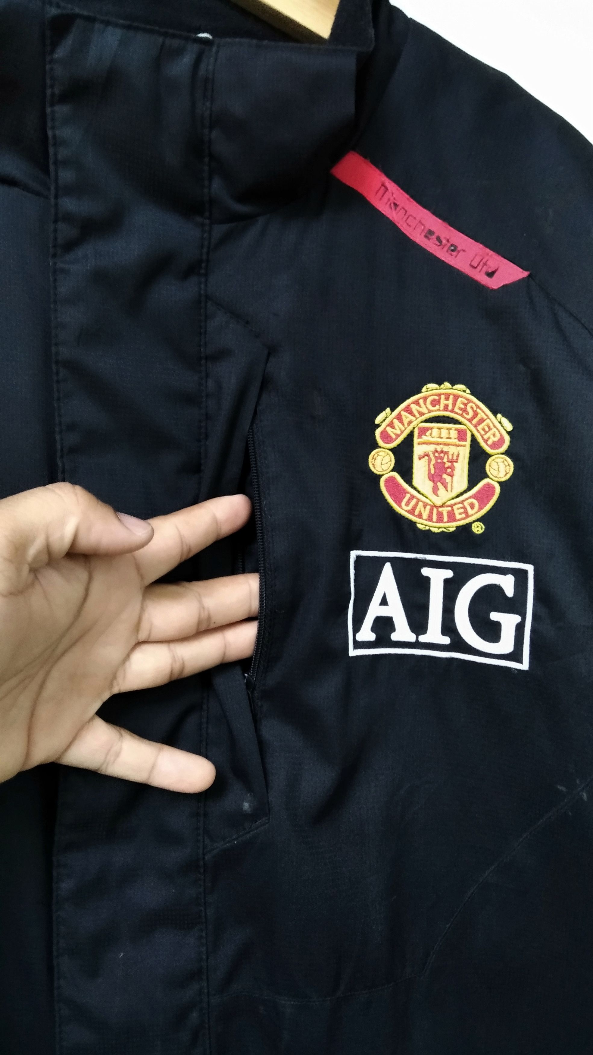 Nike × Vintage Vintage 06/07 Manchester United FC Black Jacket Size US M / EU 48-50 / 2 - 4 Thumbnail