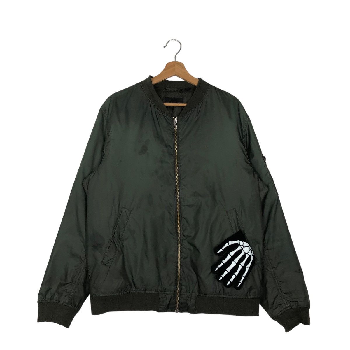 Japanese Brand VINTAGE BOMBER JACKET UNIQLO JAPAN RIOT RIOT DESIGN Size US XL / EU 56 / 4 - 1 Thumbnail