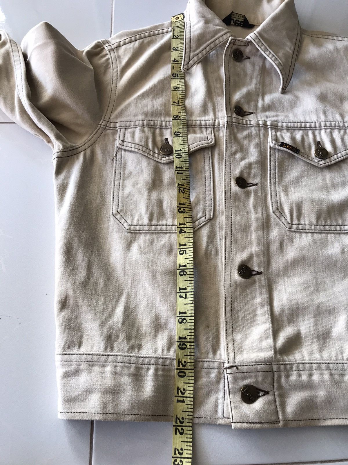 Lee Vintage Distressed Lee Denim Jacket Size US S / EU 44-46 / 1 - 11 Thumbnail
