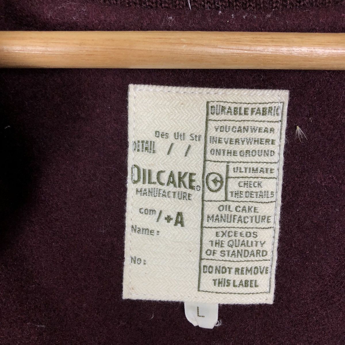 Japanese Brand VINTAGE VARSITY JACKET OILCAKE LEATHER BIG LOGO Size US L / EU 52-54 / 3 - 12 Thumbnail