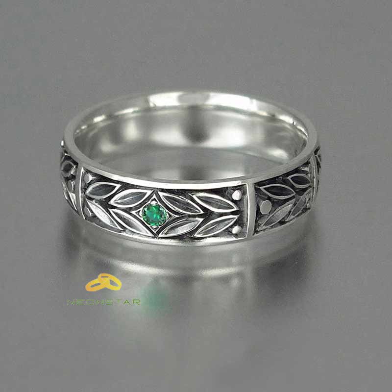 Vintage Zircon Stone Finger Rings Size ONE SIZE - 1 Thumbnail