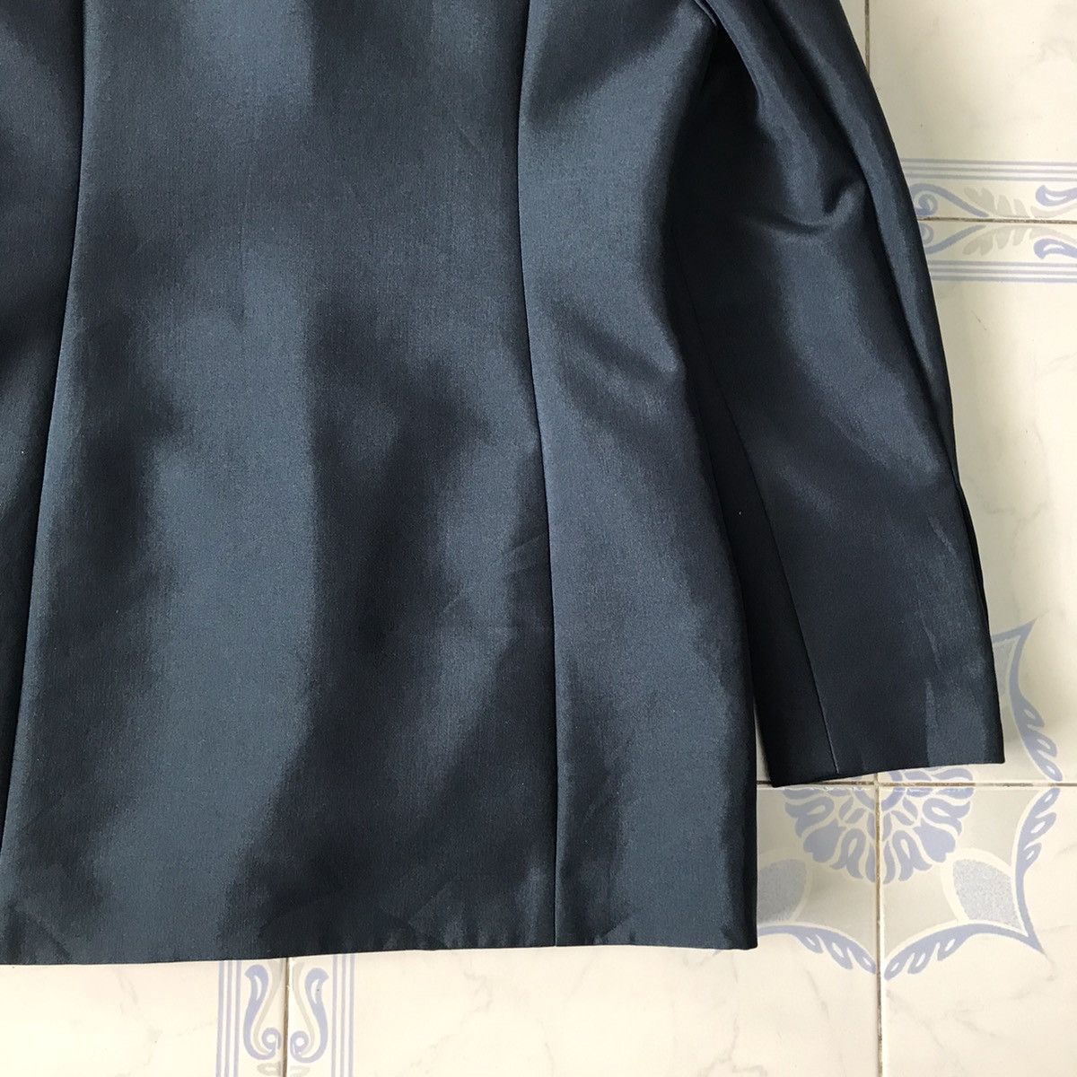 Salvatore Ferragamo Salvatore Ferragamo Wool & Nylon Jacket Coat Made in Italy Size S / US 4 / IT 40 - 9 Thumbnail
