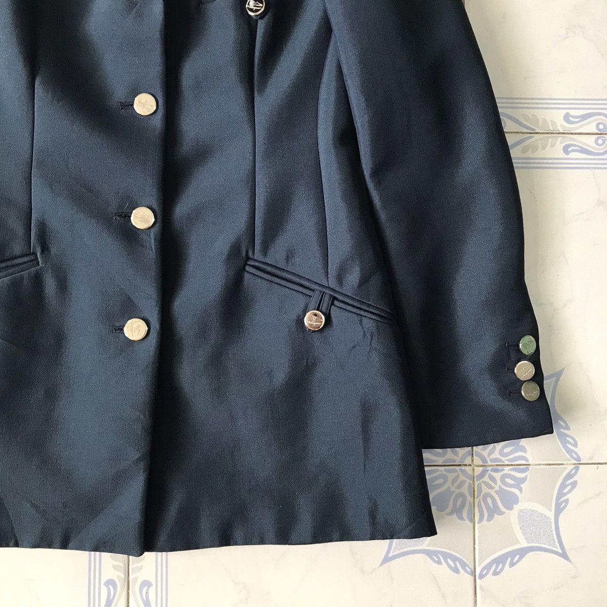 Salvatore Ferragamo Salvatore Ferragamo Wool & Nylon Jacket Coat Made in Italy Size S / US 4 / IT 40 - 4 Thumbnail
