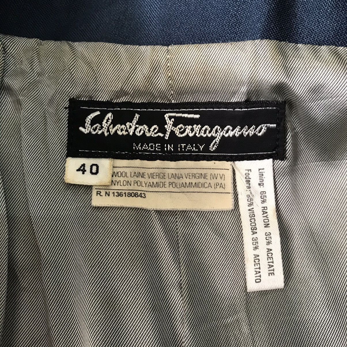 Salvatore Ferragamo Salvatore Ferragamo Wool & Nylon Jacket Coat Made in Italy Size S / US 4 / IT 40 - 19 Thumbnail