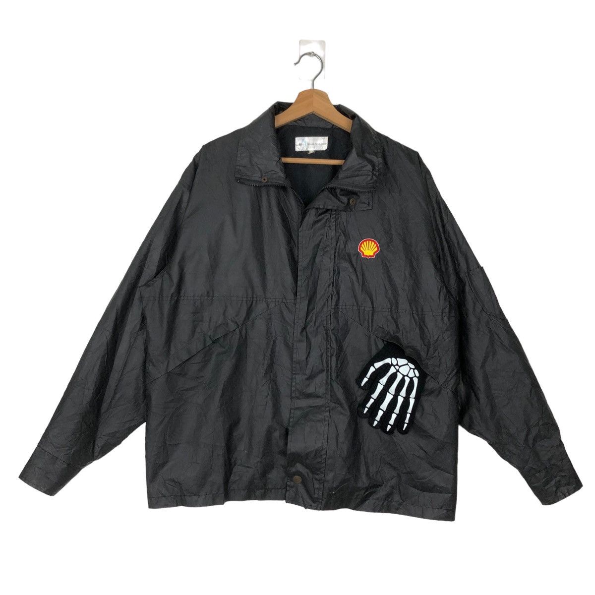 Japanese Brand VINTAGE SOFT LEATHER SURVIVAL JACKET SHELL BIG LOGO Size US M / EU 48-50 / 2 - 1 Thumbnail
