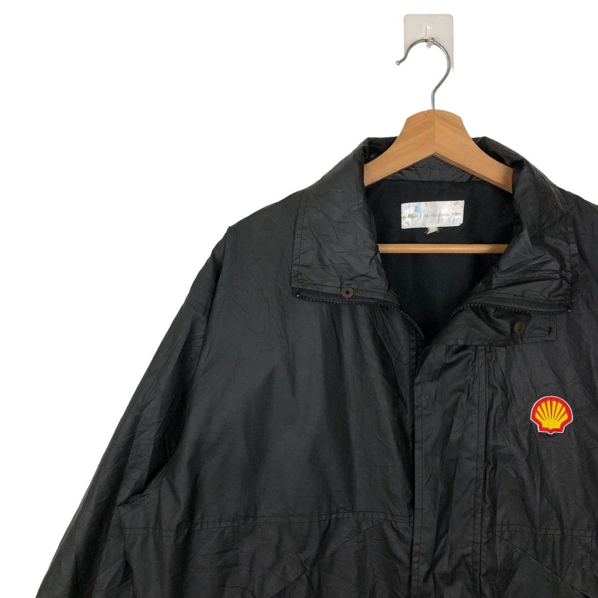 Japanese Brand VINTAGE SOFT LEATHER SURVIVAL JACKET SHELL BIG LOGO Size US M / EU 48-50 / 2 - 6 Thumbnail