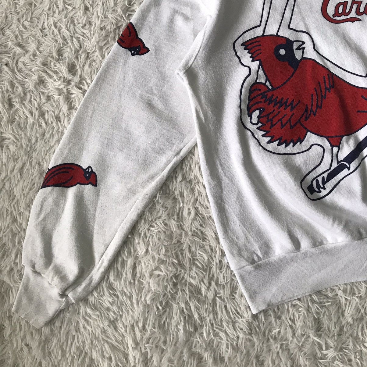 Majestic Vtg MLB Majestic Print St.Louis Cardinals Sweatshirt Size US XL / EU 56 / 4 - 13 Thumbnail