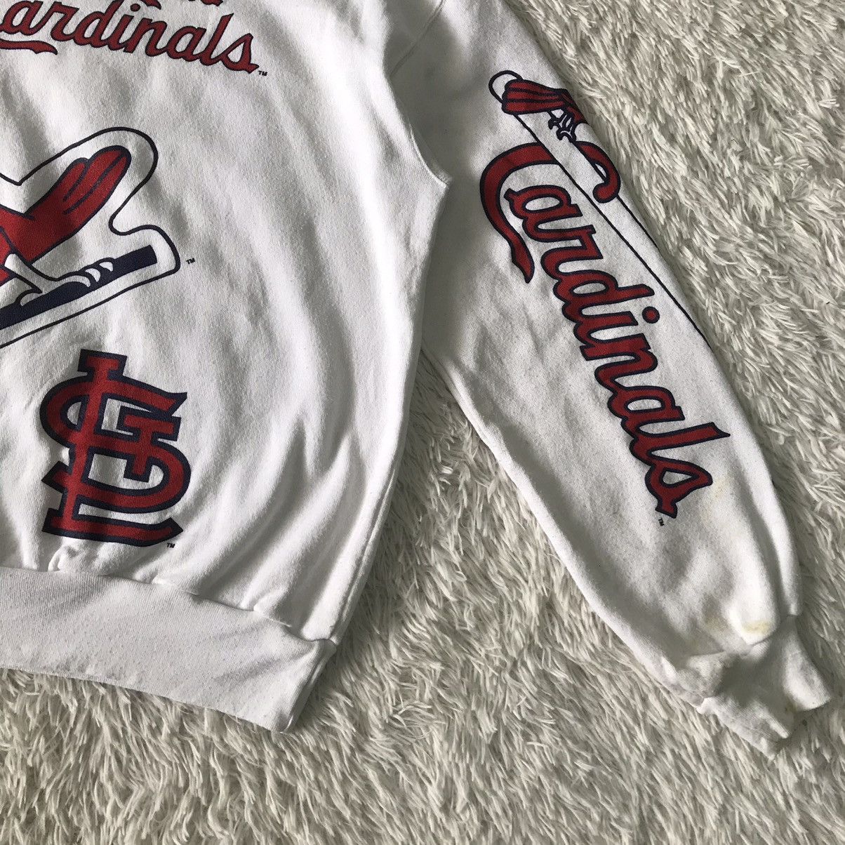 Majestic Vtg MLB Majestic Print St.Louis Cardinals Sweatshirt Size US XL / EU 56 / 4 - 15 Thumbnail