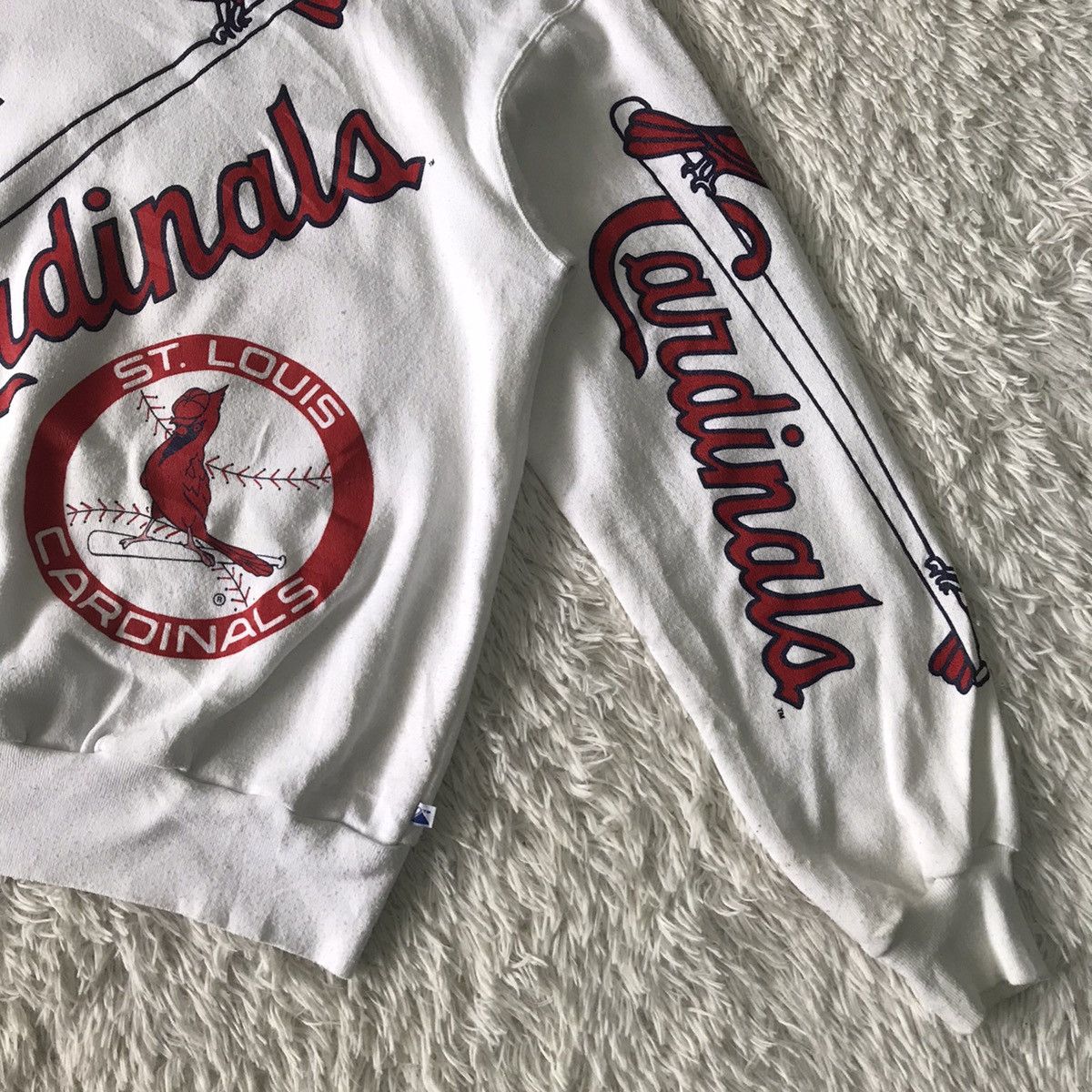 Majestic Vtg MLB Majestic Print St.Louis Cardinals Sweatshirt Size US XL / EU 56 / 4 - 5 Thumbnail