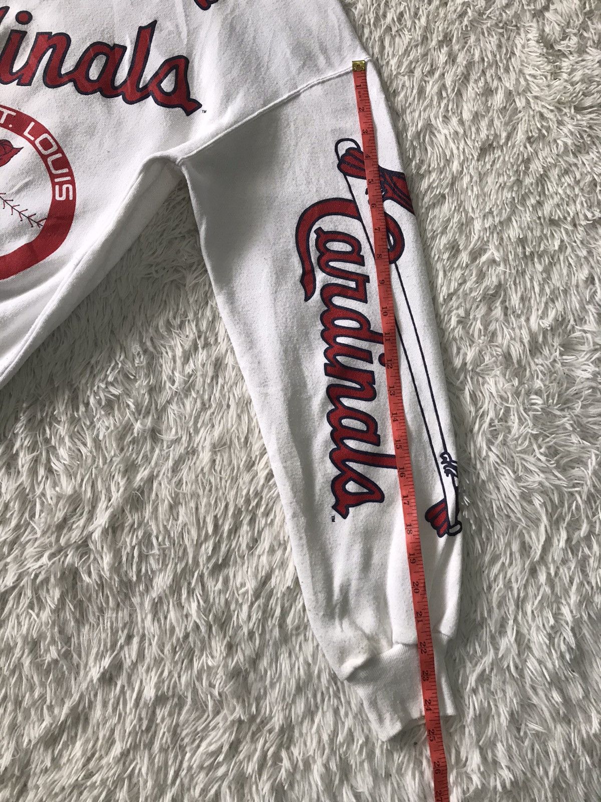 Majestic Vtg MLB Majestic Print St.Louis Cardinals Sweatshirt Size US XL / EU 56 / 4 - 21 Thumbnail