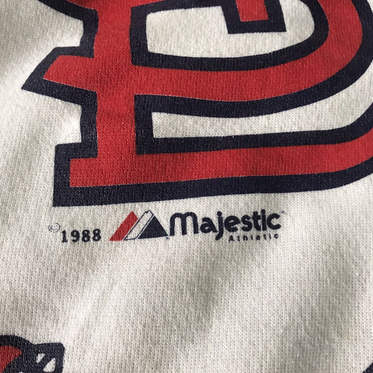 Majestic Vtg MLB Majestic Print St.Louis Cardinals Sweatshirt Size US XL / EU 56 / 4 - 9 Thumbnail