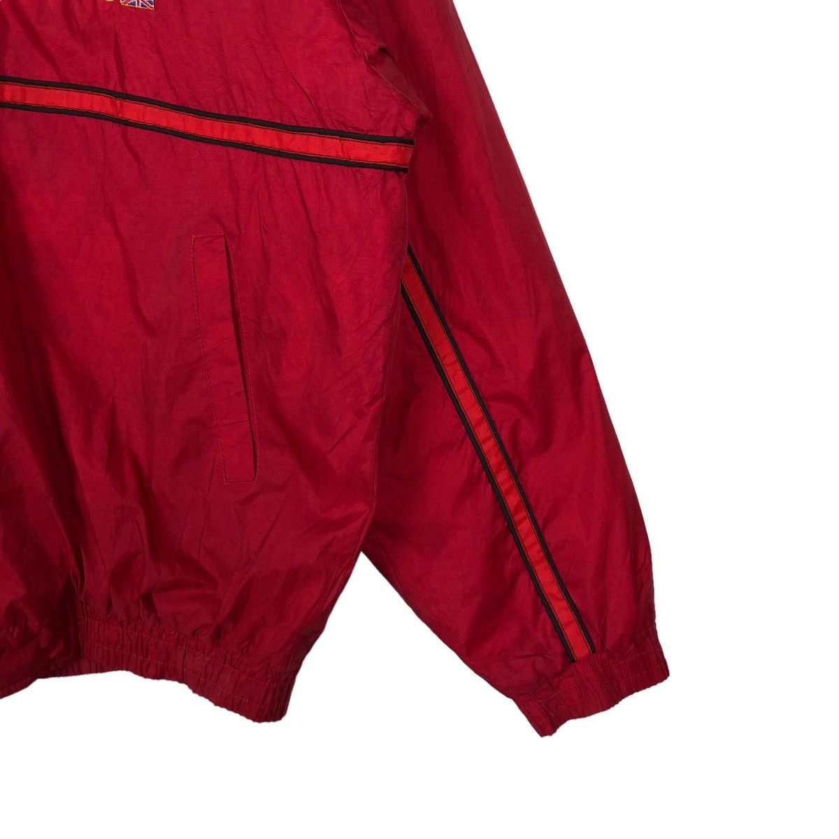 Japanese Brand VINTAGE BOMBER JACKET POLO ENGLISH BIG LOGO EMBROIDERED Size US L / EU 52-54 / 3 - 5 Thumbnail
