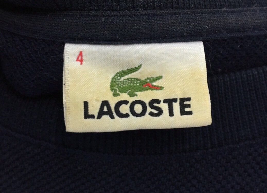 Lacoste × Vintage LACOSTE Multicolour Crewneck Sweatshirt Size US L / EU 52-54 / 3 - 8 Thumbnail