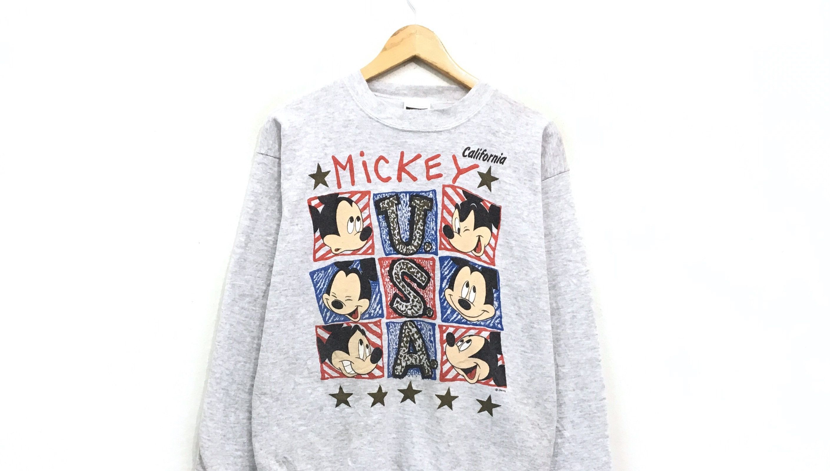 Cartoon Network × Disney × Tultex Vintage MICKEY MOUSE Crewneck Sweatshirt Size US M / EU 48-50 / 2 - 2 Thumbnail