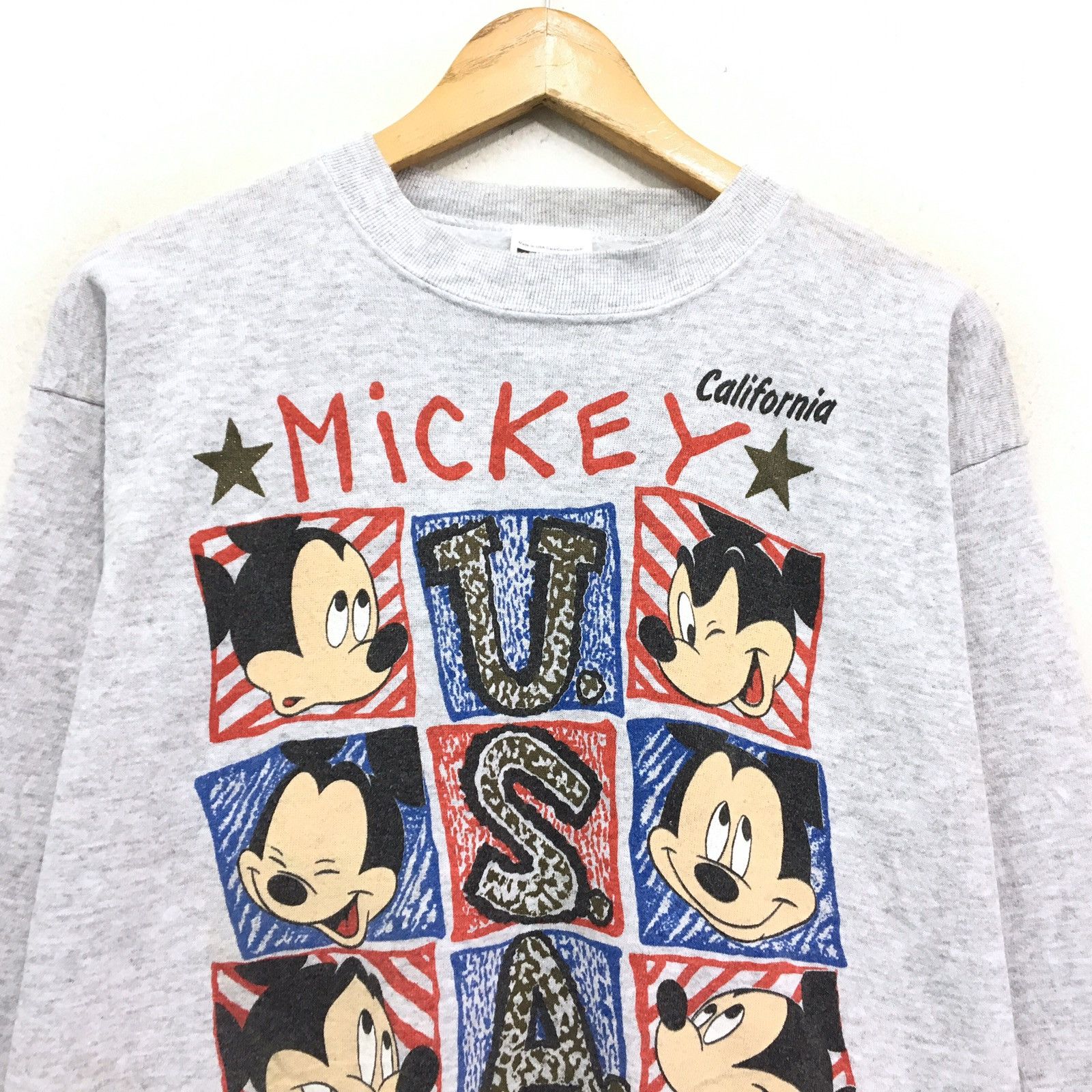 Cartoon Network × Disney × Tultex Vintage MICKEY MOUSE Crewneck Sweatshirt Size US M / EU 48-50 / 2 - 3 Thumbnail