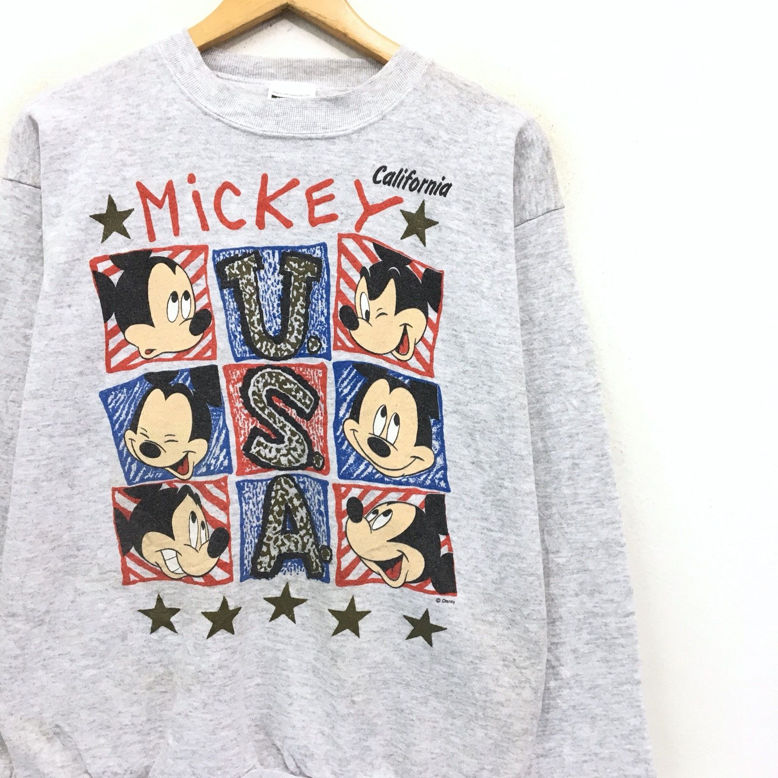 Cartoon Network × Disney × Tultex Vintage MICKEY MOUSE Crewneck Sweatshirt Size US M / EU 48-50 / 2 - 4 Thumbnail