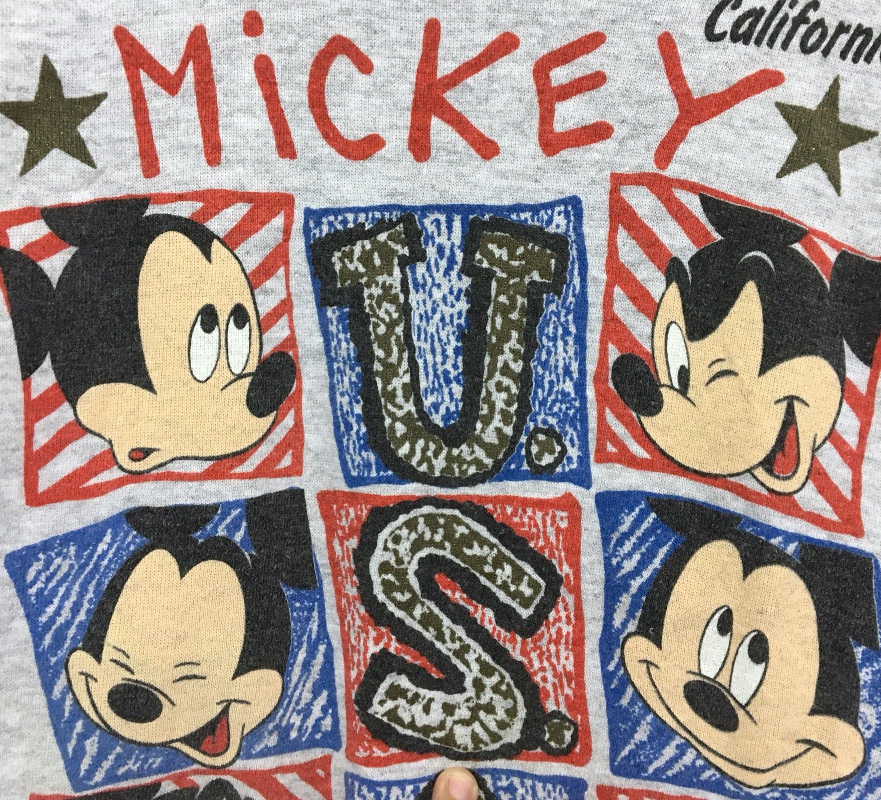 Cartoon Network × Disney × Tultex Vintage MICKEY MOUSE Crewneck Sweatshirt Size US M / EU 48-50 / 2 - 6 Thumbnail